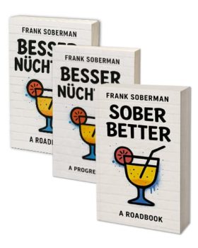 Besser Nüchtern - Buchcover - Drei Titel